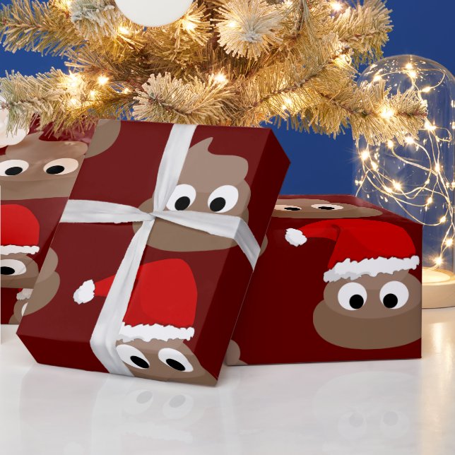 Regalo Papel de envolver NAVIDAD DIVERTIDO CACA (Vacaciones)