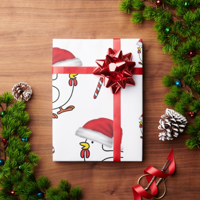 Regalo Papel de envolver Navidad Pollitos (Regalo de vacaciones)