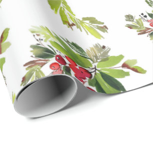 Regalo Papel de envolver navideño para Navidades botáni
