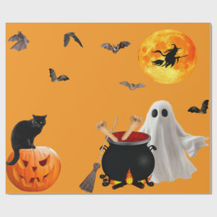 Regalo Papel de envolver Noche de Brujas
