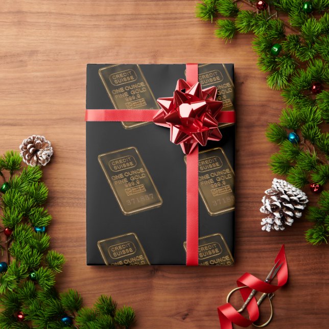 Regalo Papel de envolver onza de oro (Regalo de vacaciones)