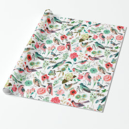 Regalo Papel de envolver | Pájaros