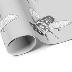 Regalo Papel de envolver papel de abejorro de abeja