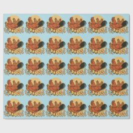 Regalo Papel de envolver para amantes de pollo