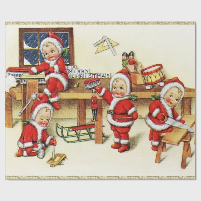 Regalo Papel de envolver para bebés navidades (Superficie plana)