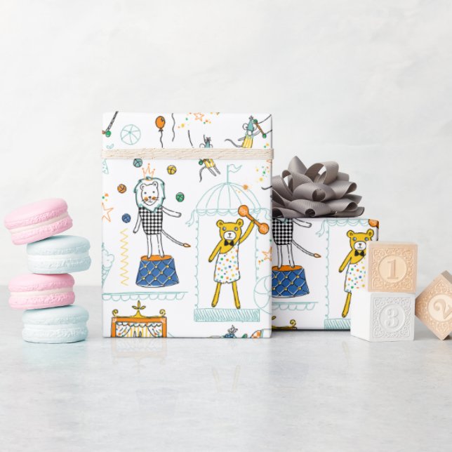 Regalo Papel de envolver para los artistas de circo (Baby Shower)