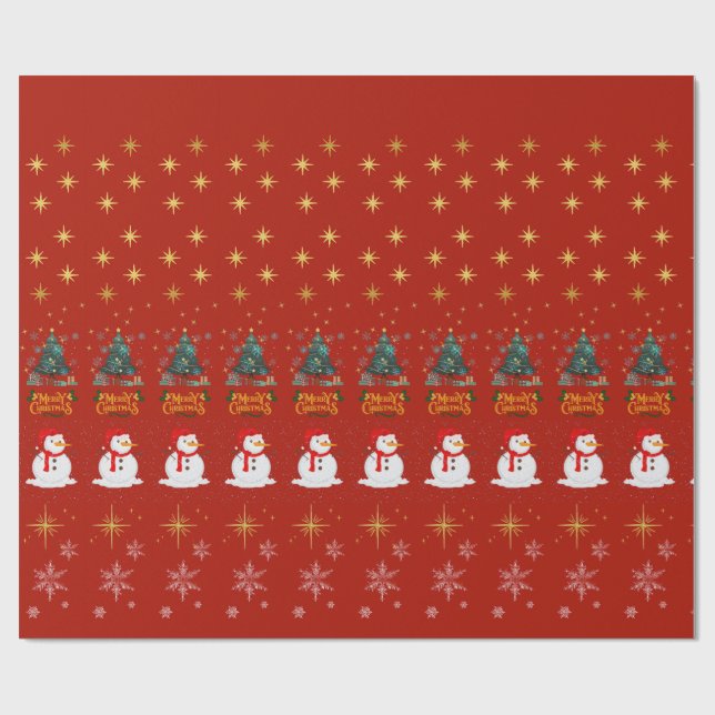 Regalo Papel de envolver para Navidad (Superficie plana)