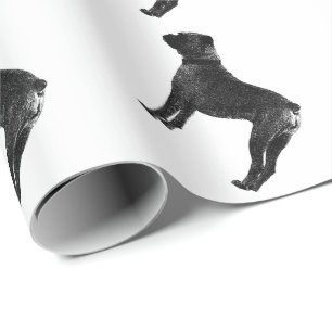 Regalo Papel de envolver para perros de boxer