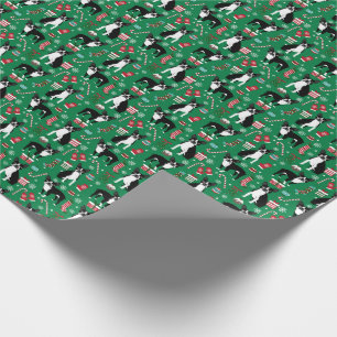 Regalo Papel de envolver para perros de los Navidades Bos