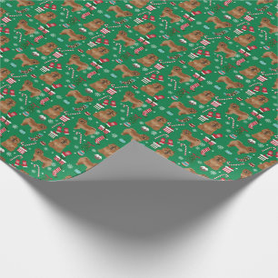 Regalo Papel de envolver para perros de los Navidades Cho
