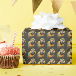 Regalo Papel de envolver para Personalizado de aves tropi
