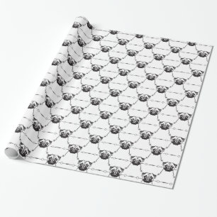Regalo Papel de envolver Pug