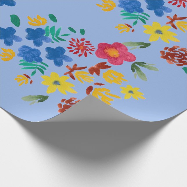 Regalo Papel de envolver ramo de flores (Esquina)