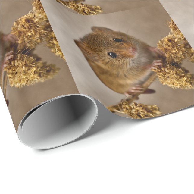Regalo Papel de envolver ratón (Esquina del rollo)