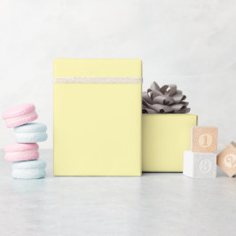 Regalo Papel de envolver sólido amarillo suave en rollo