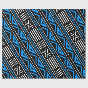 Regalo Papel de envolver tela de barro Bogolan tribal afr