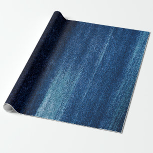 Regalo Papel de envolver texturado azul profundo