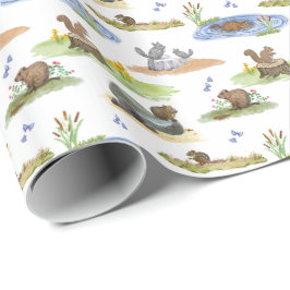 Regalo Papel de envolver toile de roedor (colores origina
