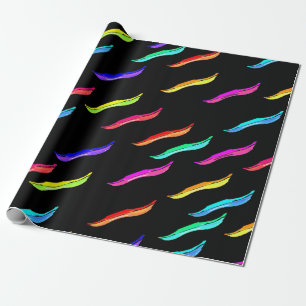 Regalo Papel de envolver viento de color