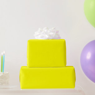 Regalo Papel de envolvimiento amarillo