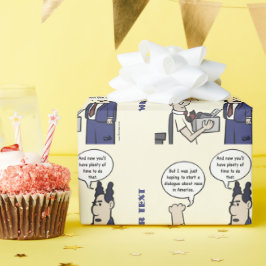 Regalo Papel de envolvimiento amarillo de Personalizado d