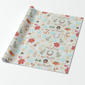 Regalo Papel de envolvimiento Angel para navidades