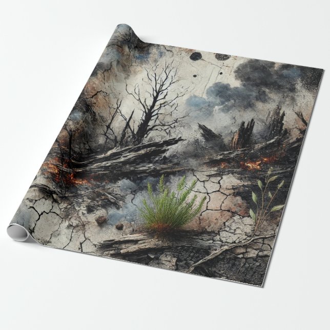 Regalo Papel de envolvimiento artístico de lujo (Desenrollado)