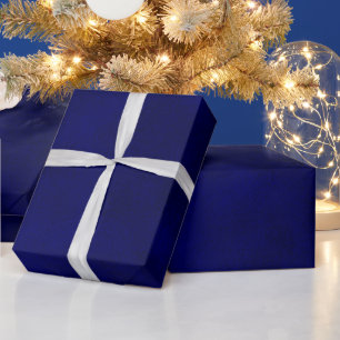 Regalo Papel de envolvimiento azul de la Marina de Barrid
