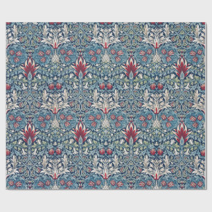 Regalo Papel de envolvimiento AZUL de William Morris