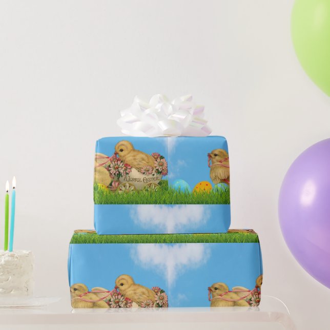 Regalo Papel de envolvimiento azul para bebé de Pascua Vi (Regalos de fiesta)