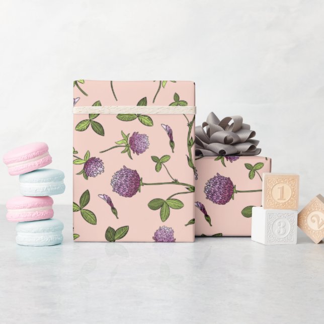 Regalo Papel de envolvimiento Baby Shower rosado de la ca (Baby Shower)