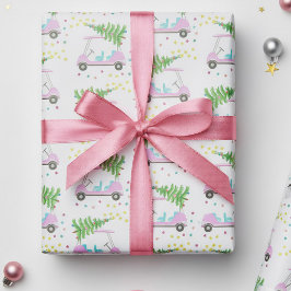 Regalo Papel de envolvimiento blanco del árbol de navidad