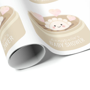 Regalo Papel de envolvimiento blanco para Baby Shower