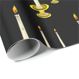 Regalo Papel de envolvimiento brillante Angel de Velas Ne