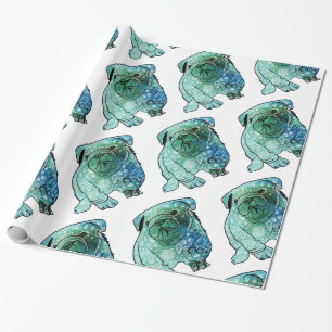 Regalo Papel de envolvimiento brillante de Bulldog francé