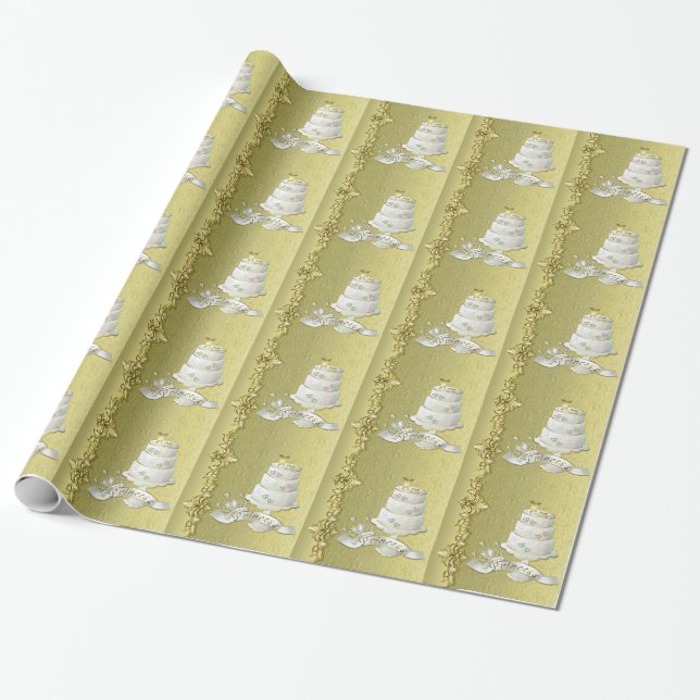 Regalo Papel de envolvimiento brillante de la princesa de (Desenrollado)