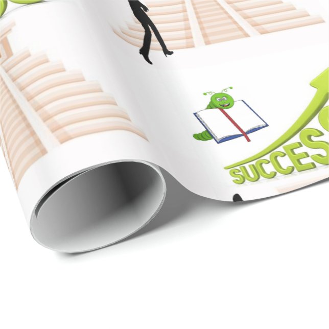 Regalo Papel de envolvimiento brillante éxito de las muje (Esquina del rollo)