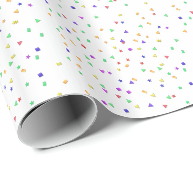 Regalo Papel de envolvimiento colorido feliz cumpleaños (Esquina del rollo)