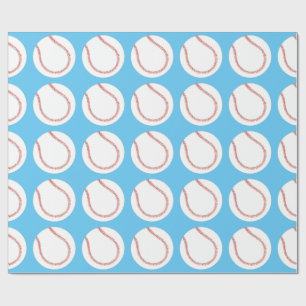 Regalo Papel de envolvimiento con temas de béisbol