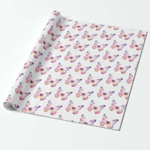 Regalo Papel de envolvimiento con temas de mariposa