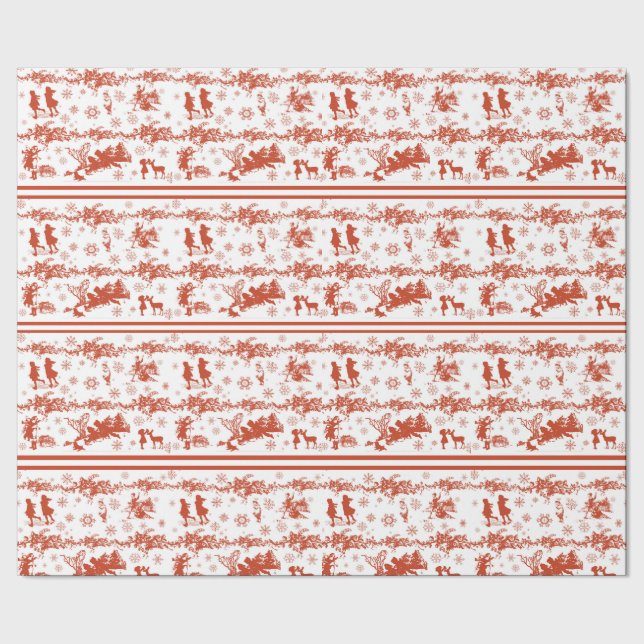 Regalo Papel de envolvimiento de 30 pulgadas x 6 pies, en (Costura)