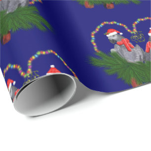 Regalo Papel de envolvimiento de albóndigas festivas (Mar
