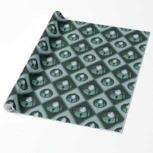 Regalo Papel de envolvimiento de Alien Cute ET Papel de N