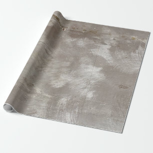 Regalo Papel de envolvimiento de aluminio cepillado falso