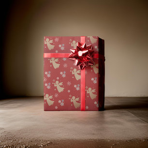 Regalo Papel de envolvimiento de Angel de Oro