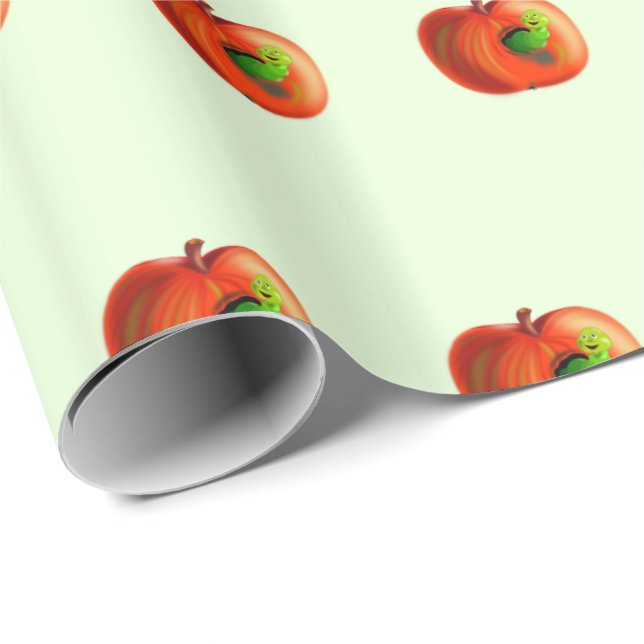 Regalo Papel de envolvimiento de Apple divertido (Esquina del rollo)