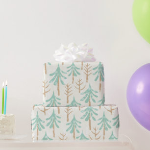Regalo Papel de envolvimiento de árboles navideños