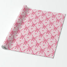 Papel de envolvimiento de arcos rosados dulces