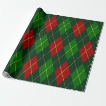 Papel de envolvimiento de argyle de vacaciones