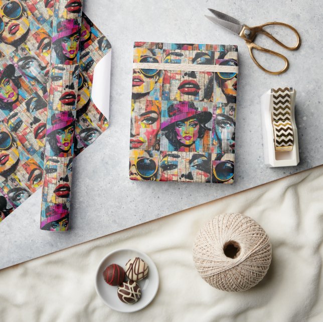 Regalo Papel de envolvimiento de arte pop (Artesanía)